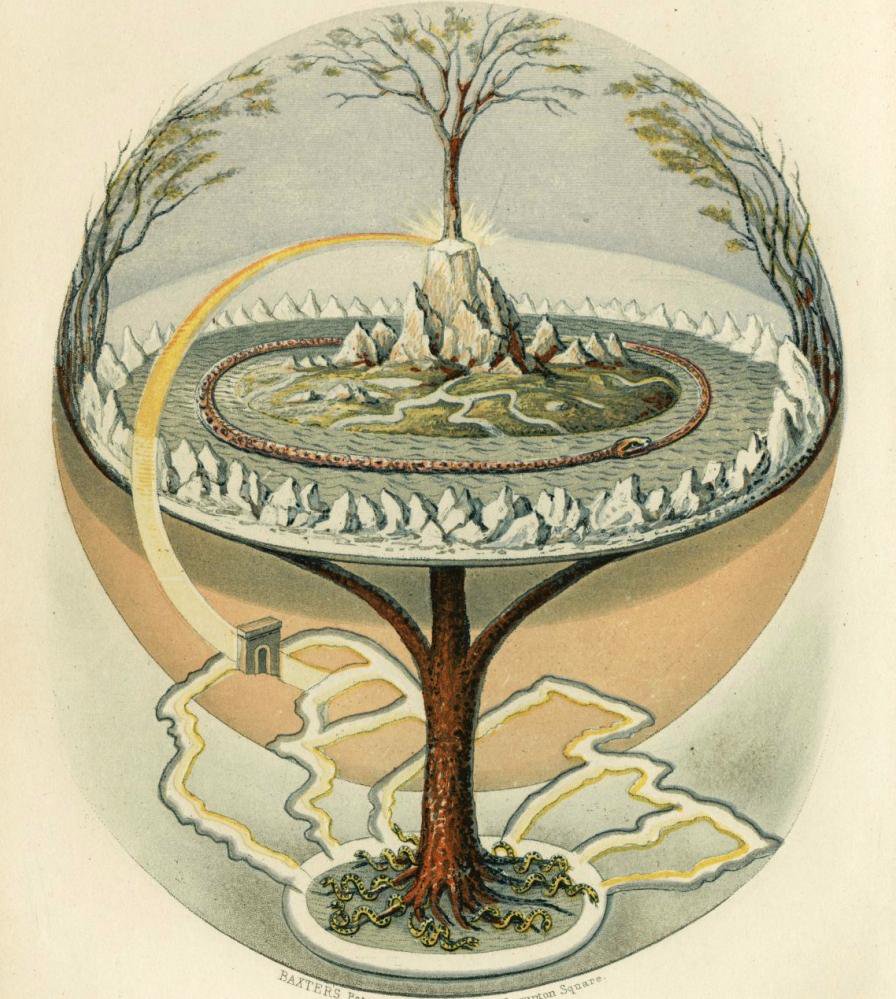 Yggdrasil, Edda en prosa, 1847