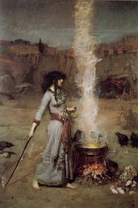 El círculo mágico de John William Waterhouse.